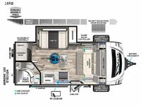Vibe 18RB Floorplan Image