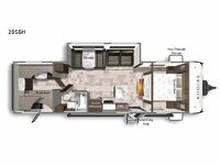 Kodiak SE 28SBH Floorplan