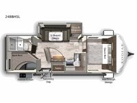 Kodiak Ultra-Lite 248BHSL Floorplan