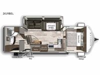 Kodiak Ultra-Lite 261RBSL Floorplan