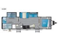 Sundance Ultra Lite 324 BH Floorplan