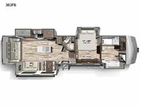 Columbus 383FB Floorplan Image