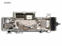 Aspen Trail 3020BHS Floorplan
