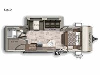 Colorado 26BHC Floorplan Image