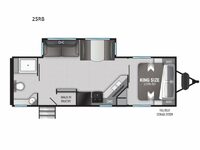 Radiance Ultra Lite 25RB Floorplan Image