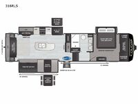 Cougar 316RLS Floorplan Image