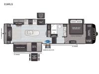 Cougar 316RLS Floorplan