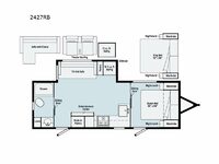 Used 2021 Winnebago Industries Towables Voyage 2427RB image