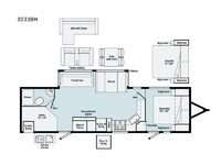 Voyage 3033BH Floorplan