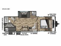 Stratus Ultra-Lite SR261VBH Floorplan