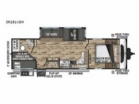 Stratus Ultra-Lite SR281VBH Floorplan