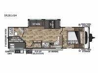 Stratus Ultra-Lite SR281VBH Floorplan Image