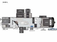 Cougar 364BHL Floorplan Image