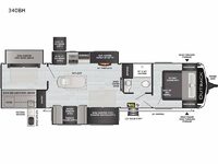 Outback 340BH Floorplan Image