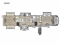 Cedar Creek Champagne Edition 38ERD Floorplan