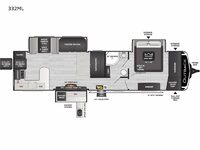 Outback 332ML Floorplan Image