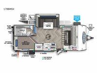 Salem FSX 178BHSK Floorplan Image