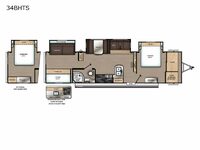 Aurora 34BHTS Floorplan