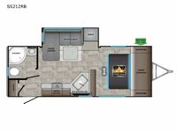 Sunset Trail SS212RB Floorplan