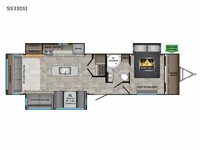 Sunset Trail SS330SI Floorplan