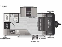 Hideout 174RK Floorplan