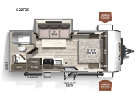 Rockwood GEO Pro 20FBS Floorplan