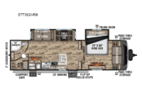 SportTrek 302VRB Floorplan Image