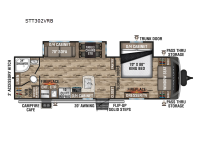 SportTrek Touring Edition STT302VRB Floorplan