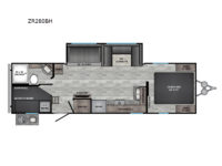 Zinger Lite ZR280BH Floorplan Image