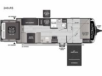 Outback Ultra Lite 240URS Floorplan Image