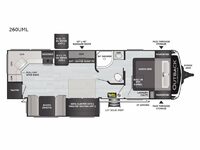 Outback Ultra Lite 260UML Floorplan