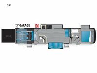 Road Warrior 391 Floorplan