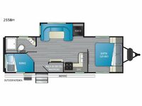 Sundance Ultra Lite 255BH Floorplan