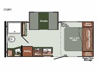 Kingsport Ranch 21QBD Floorplan
