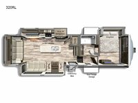 Yukon 320RL Floorplan Image