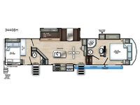 Sandpiper C-Class 3440BH Floorplan Image