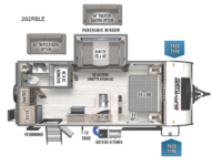 Surveyor Legend 202RBLE Floorplan Image