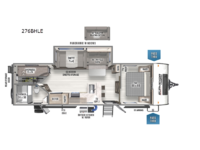 Surveyor Legend 276BHLE Floorplan Image