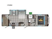 Cruiser Aire 28BH Floorplan