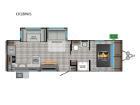 Cruiser Aire 28RKS Floorplan