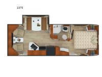 Lance Travel Trailers 2375 Floorplan