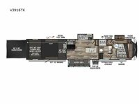 Venom V-Series V3916TK Floorplan Image