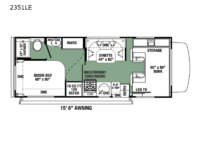 Forester LE 2351LE Ford Floorplan Image