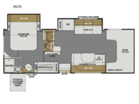 Freelander 26DS Ford 450 Floorplan Image