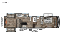 Durango D326RLT Floorplan