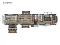 Durango Gold G391RKQ Floorplan Image