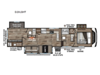 Durango Half-Ton D291BHT Floorplan