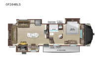 Open Range OF284RLS Floorplan Image