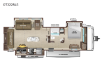 Open Range OT322RLS Floorplan Image