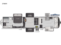 Alpine 3790FK Floorplan